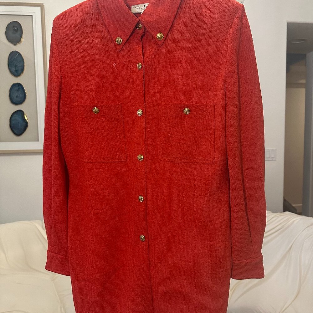 St John knit long top